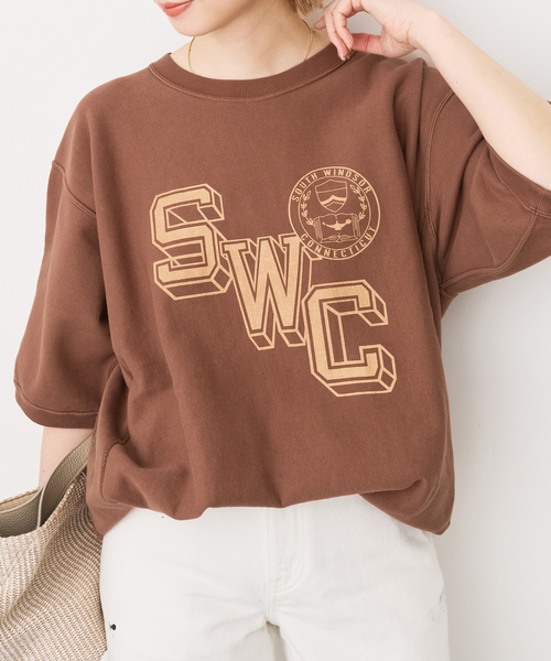 Spick & Span（スピックアンドスパン）の「Champion/チャンピオン REVERSE WEAVE SHORT SLEEVE SWEA（スウェット・レディース・ブラック系その他/ブラウン・MEDIUM）」の17枚目の写真