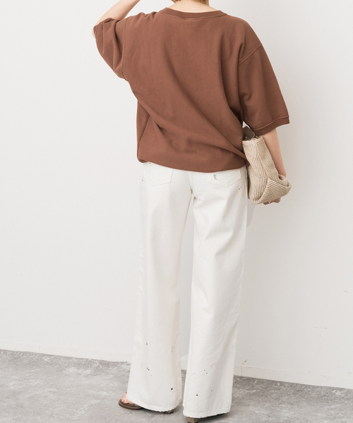 Spick & Span（スピックアンドスパン）の「Champion/チャンピオン REVERSE WEAVE SHORT SLEEVE SWEA（スウェット・レディース・ブラック系その他/ブラウン・MEDIUM）」の19枚目の写真