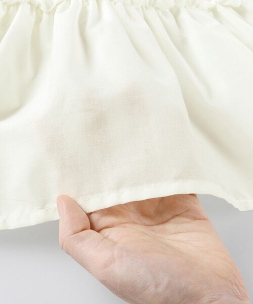 DRC branshes（ディーアールシーブランシェス）の「【DRC/WEB限定】異素材切替ロゴ半袖Tシャツ（Tシャツ/カットソー・キッズ・ラベンダー/その他1/その他2/ライトグリーン/ブラック/オフホワイト・110/120/130/100/150/140）」の9枚目の写真