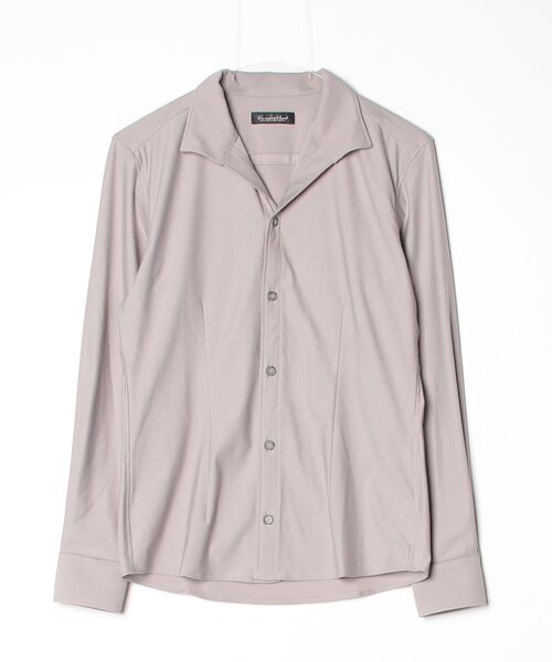 TORNADO MART（トルネードマート）の「TORNADO MART∴シュリンクエンボストリコットシャツ（シャツ/ブラウス・メンズ・ブラック/オフホワイト/ベージュ・M/LL/L）」の3枚目の写真