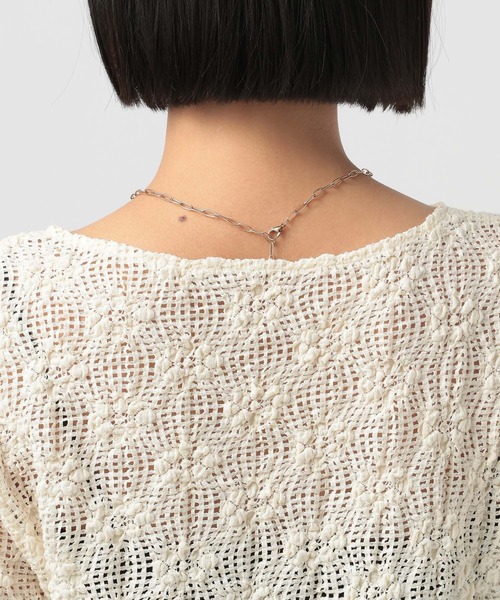 BAYFLOW（ベイフロー）の「カットレースロングスリーブT（Tシャツ/カットソー・レディース・ブラック/オフホワイト・FREE）」の16枚目の写真