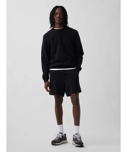 GAP(ギャップ)の「ヘビーウェイト フレンチテリー スウェットショートパンツ(スウェットパンツ・メンズ・ブラック/ネイビー/ライトグレー/グリーン/アイボリー/ブラック系その他/ダークグリーン・XL/L/M/S/XS)」の9枚目の写真