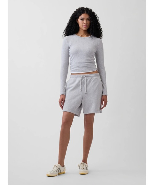 GAP(ギャップ)の「ヘビーウェイト フレンチテリー スウェットショートパンツ(スウェットパンツ・メンズ・ブラック/ネイビー/ライトグレー/グリーン/アイボリー/ブラック系その他/ダークグリーン・XL/L/M/S/XS)」の13枚目の写真