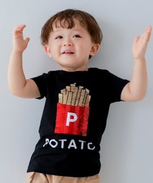 CHEEK ROOM | CHEEK ROOM/チークルーム ポテトスパンコール Tシャツ(Tシャツ/カットソー)