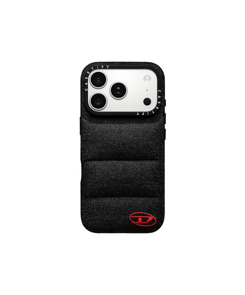 DIESEL + CASETiFY iPhone17pro Max用ケース Women's Puffer case for iPhone 17 Pro Max | Blue | Diesel