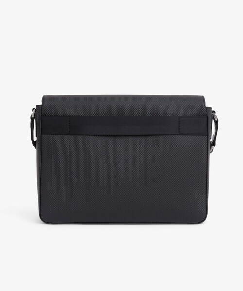 LACOSTE（ラコステ）の「シャンタコ レザー メッセンジャーバッグ（メッセンジャーバッグ・メンズ・ブラック・FREE）」の3枚目の写真