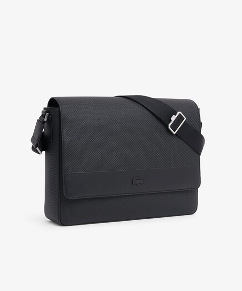 LACOSTE（ラコステ）の「シャンタコ レザー メッセンジャーバッグ（メッセンジャーバッグ・メンズ・ブラック・FREE）」の4枚目の写真