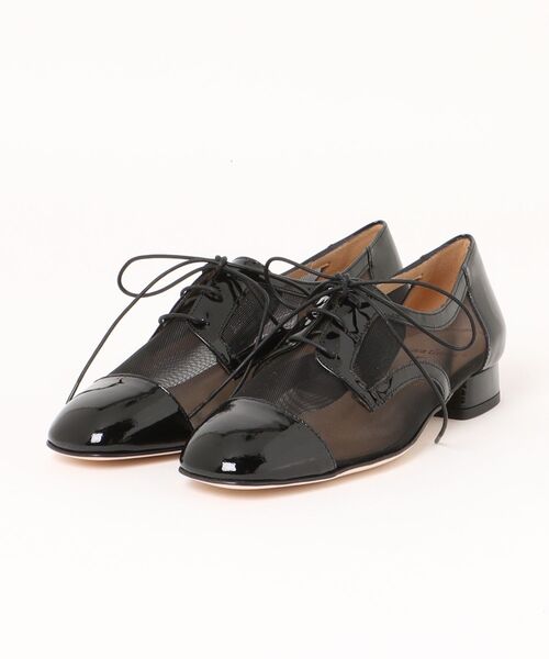Luca Grossi（ルーカグロッシ）の「チュールレースアップシューズ/LUCA CH567-XS（パンプス・レディース・ドット/ブラック・35/36/37/38）」の8枚目の写真