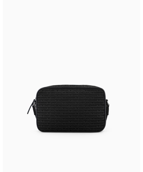 EMPORIO ARMANI（エンポリオアルマーニ）の「【エンポリオ アルマーニ】ショルダーバッグ ジャカード オールオーバーレタリング（ショルダーバッグ・メンズ・ブラック系・FREE）」の2枚目の写真