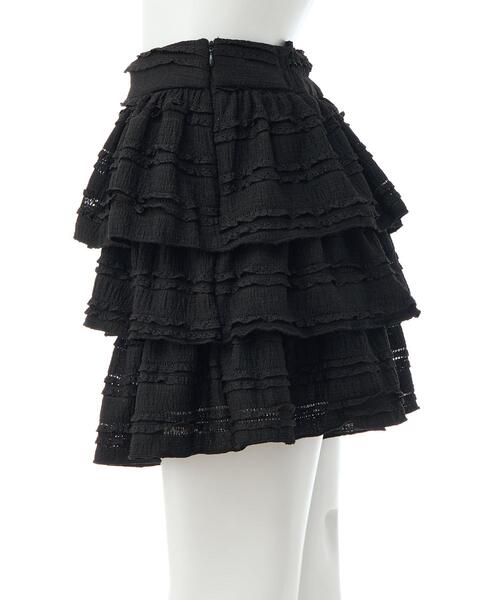 INGNI（イング）の「レースフリルショートパンツ（その他パンツ・レディース・ブラック/オフホワイト・FREE）」の10枚目の写真