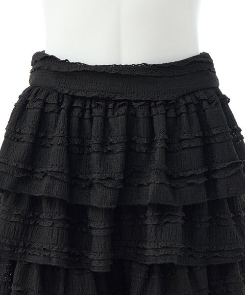 INGNI（イング）の「レースフリルショートパンツ（その他パンツ・レディース・ブラック/オフホワイト・FREE）」の12枚目の写真