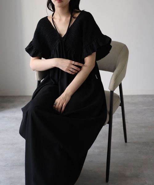 model：164cm. 着用サイズ：FREE