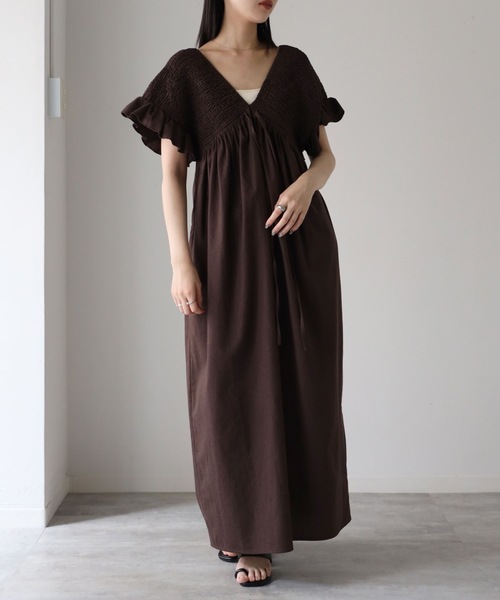 model：164cm. 着用サイズ：FREE