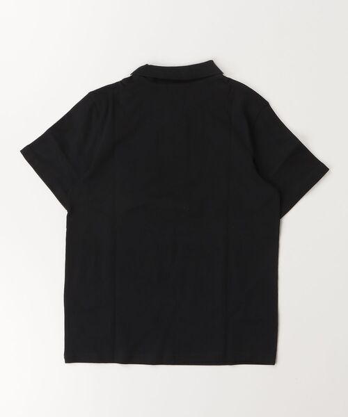adidas(アディダス)の「スリーストライプス 半袖ポロTシャツ / ポロシャツ / アディダスオリジナルス (キッズ/子供用)(ポロシャツ・キッズ・ブラック・130/140/150/160)」の6枚目の写真