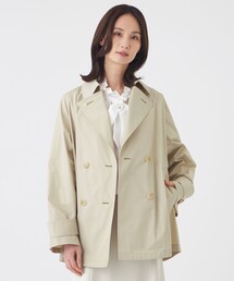 TRANS WORK（トランスワーク）の「【はっ水・ウォッシャブル】SOLOTEXタフタコート（トレンチコート）」
