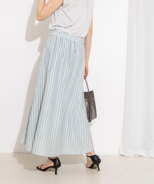 NOLLEY’S(ノーリーズ)の「《セットアップ対応》ウォッシャブルストライプフレアスカート(スカート・レディース・ホワイト系その他4/ピンク系その他3/ブルー系その他3・38/36)」の16枚目の写真