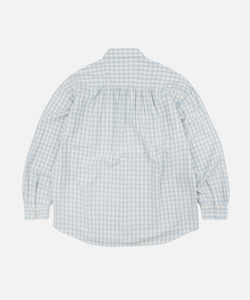 FRIZMWORKS（フリズムワークス）の「MELANGE CHECK WORK SHIRT _ SKY（シャツ/ブラウス・メンズ・その他・SMALL/MEDIUM/LARGE/X-LARGE）」の2枚目の写真