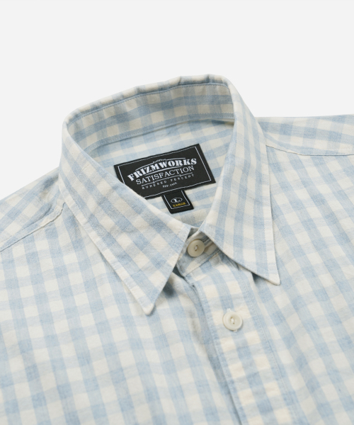 FRIZMWORKS（フリズムワークス）の「MELANGE CHECK WORK SHIRT _ SKY（シャツ/ブラウス・メンズ・その他・SMALL/MEDIUM/LARGE/X-LARGE）」の3枚目の写真