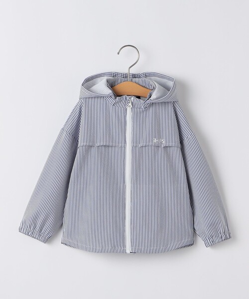 SHIPS(シップス)の「SHIPS KIDS:90cm /〈UVカット/吸水速乾〉ドライタッチ パーカ(その他アウター・キッズ・ブラウン系/ブルー系その他・90)」の2枚目の写真