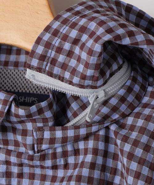 SHIPS（シップス）の「SHIPS KIDS:90cm /〈UVカット/吸水速乾〉ドライタッチ パーカ（その他アウター・キッズ・ブラウン系・90）」の8枚目の写真