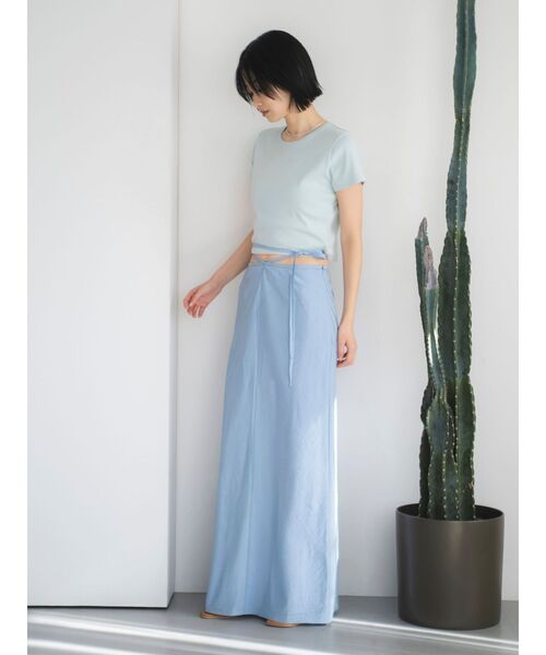 Ungrid（アングリッド）の「カラーフィットTee（Tシャツ/カットソー・レディース・イエロー/ピンク/ブルー/オフホワイト/ブラック・SMALL/MEDIUM）」の13枚目の写真