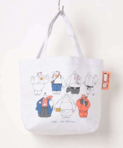 Disney（ディズニー）の「【 Disney 】 カラーマチ付きランチバッグ 26S3（エコバッグ/サブバッグ・レディース・ホワイト/ブルー系その他/ブラック系その他/グレー/ブルー/ブラック/ブラック系その他2・FREE）」の2枚目の写真