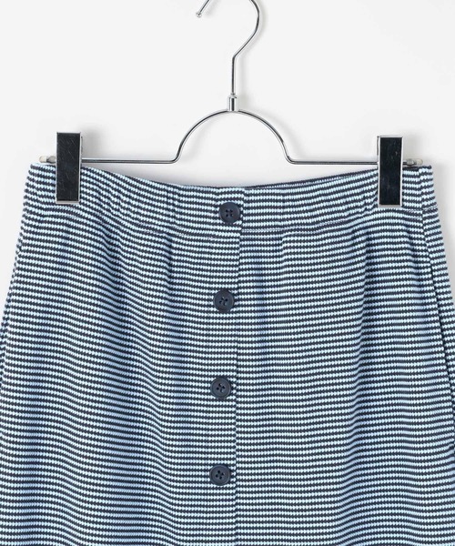 LEPSIM（レプシィム）の「フロントボタンワッフルスカート　601355（スカート・レディース・ブラック/ホワイト×ブラック/グレイッシュベージュ/ブルー・FREE）」の17枚目の写真