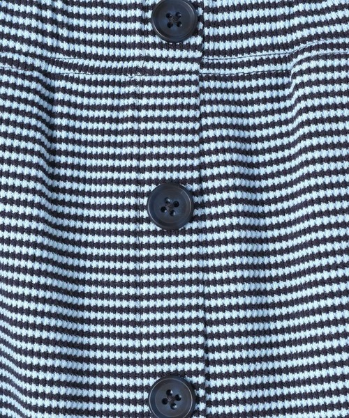 LEPSIM（レプシィム）の「フロントボタンワッフルスカート　601355（スカート・レディース・ブラック/ホワイト×ブラック/グレイッシュベージュ/ブルー・FREE）」の14枚目の写真