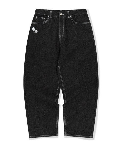 WKNDRS(ウィーキャンドース)の「777 DENIM PANTS (BLACK)(デニムパンツ・レディース・その他・SMALL/MEDIUM/LARGE/X-LARGE)」の2枚目の写真