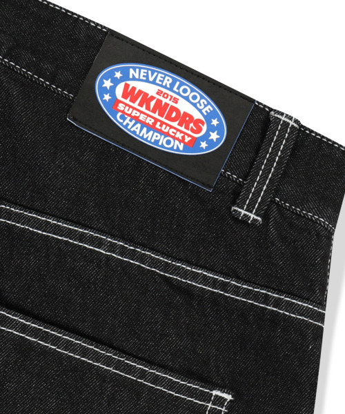 WKNDRS(ウィーキャンドース)の「777 DENIM PANTS (BLACK)(デニムパンツ・レディース・その他・SMALL/MEDIUM/LARGE/X-LARGE)」の5枚目の写真