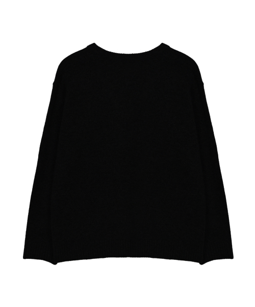 NICK&NICOLE(ニックアンドニコール)の「BUTTERFLY PATCH V-NECK KNIT_BLACK(ニット/セーター・レディース・その他・MEDIUM/LARGE)」の5枚目の写真