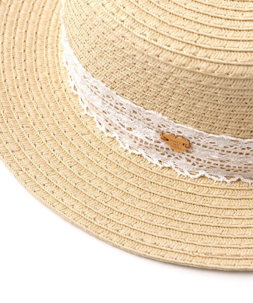 apres les cours(アプレレクール)の「【UVカット】レースリボンカンカン帽(ハット・キッズ・アイボリー・54/52/50/48)」の13枚目の写真