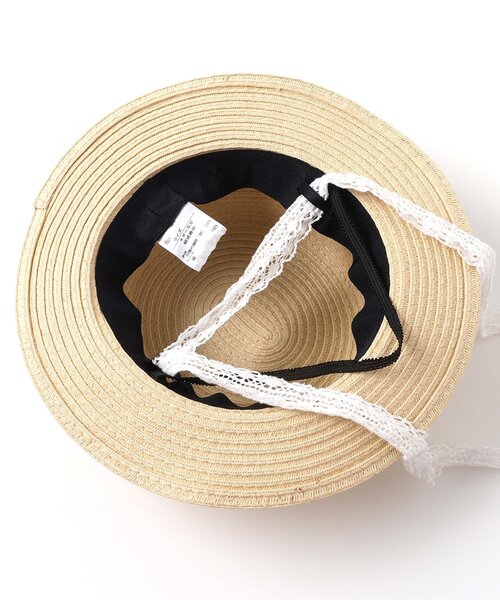 apres les cours(アプレレクール)の「【UVカット】レースリボンカンカン帽(ハット・キッズ・アイボリー・54/52/50/48)」の15枚目の写真