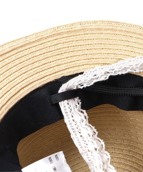 apres les cours(アプレレクール)の「【UVカット】レースリボンカンカン帽(ハット・キッズ・アイボリー・54/52/50/48)」の16枚目の写真