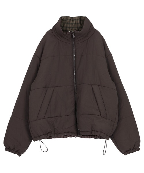 titivate(ティティベイト)の「リバーシブル中綿ブルゾン(ブルゾン・レディース・ブラウン/ブラック・M)」の18枚目の写真