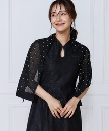 ef-de Black（エフデブラック）の「シアーアーガイルパールショール（ストール/ショール）」