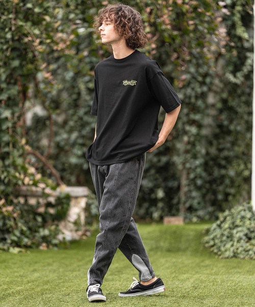 CAMBIO(カンビオ)の「mt10413- ビッグシルエットプリントT(Emblem) Tシャツ(2601126MCB)(Tシャツ/カットソー・メンズ・ブラック/ネイビー/ホワイト・XL/L/M/S)」の8枚目の写真