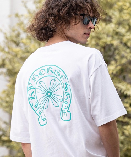 CAMBIO(カンビオ)の「mt10413- ビッグシルエットプリントT(Emblem) Tシャツ(2601126MCB)(Tシャツ/カットソー・メンズ・ブラック/ネイビー/ホワイト・XL/L/M/S)」の12枚目の写真
