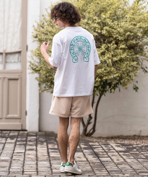 CAMBIO(カンビオ)の「mt10413- ビッグシルエットプリントT(Emblem) Tシャツ(2601126MCB)(Tシャツ/カットソー・メンズ・ブラック/ネイビー/ホワイト・XL/L/M/S)」の15枚目の写真