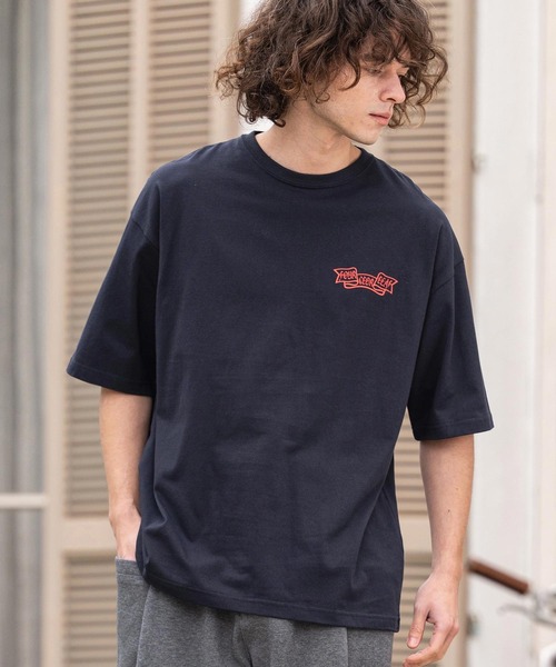 CAMBIO(カンビオ)の「mt10413- ビッグシルエットプリントT(Emblem) Tシャツ(2601126MCB)(Tシャツ/カットソー・メンズ・ブラック/ネイビー/ホワイト・XL/L/M/S)」の16枚目の写真