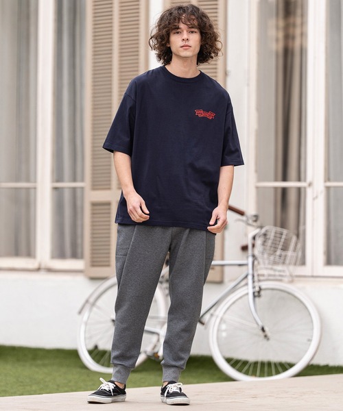 CAMBIO(カンビオ)の「mt10413- ビッグシルエットプリントT(Emblem) Tシャツ(2601126MCB)(Tシャツ/カットソー・メンズ・ブラック/ネイビー/ホワイト・XL/L/M/S)」の19枚目の写真