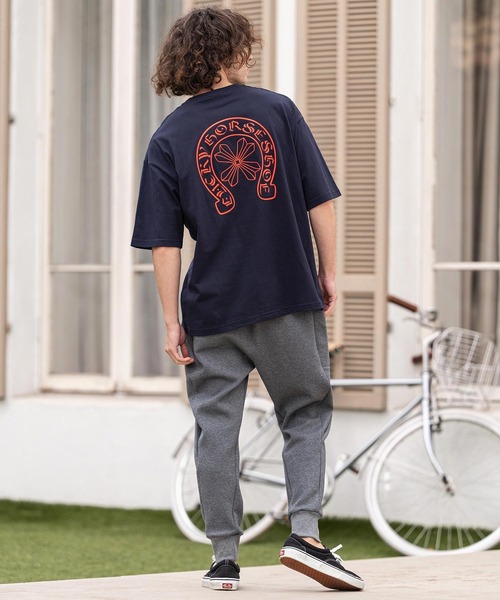 CAMBIO(カンビオ)の「mt10413- ビッグシルエットプリントT(Emblem) Tシャツ(2601126MCB)(Tシャツ/カットソー・メンズ・ブラック/ネイビー/ホワイト・XL/L/M/S)」の21枚目の写真