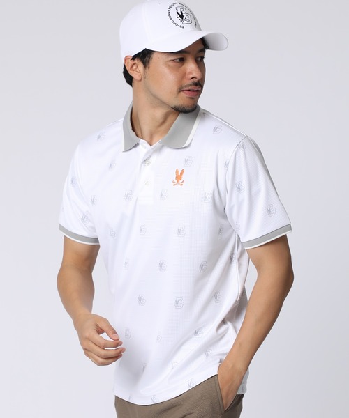 Psycho Bunny（サイコバニー）の「[GOLF]カレッジモノグラムプリント ポロシャツ（ポロシャツ・メンズ・ミント/ブラック/ホワイト・X-LARGE/LARGE/MEDIUM）」の2枚目の写真