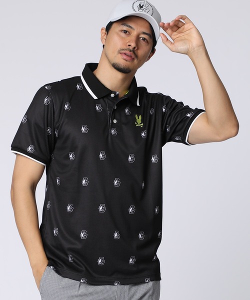Psycho Bunny（サイコバニー）の「[GOLF]カレッジモノグラムプリント ポロシャツ（ポロシャツ・メンズ・ミント/ブラック/ホワイト・X-LARGE/LARGE/MEDIUM）」の3枚目の写真