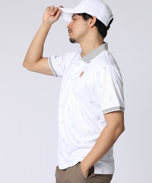 Psycho Bunny（サイコバニー）の「[GOLF]カレッジモノグラムプリント ポロシャツ（ポロシャツ・メンズ・ミント/ブラック/ホワイト・X-LARGE/LARGE/MEDIUM）」の4枚目の写真