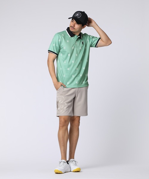 Psycho Bunny（サイコバニー）の「[GOLF]カレッジモノグラムプリント ポロシャツ（ポロシャツ・メンズ・ミント/ブラック/ホワイト・X-LARGE/LARGE/MEDIUM）」の17枚目の写真