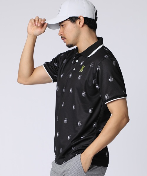 Psycho Bunny（サイコバニー）の「[GOLF]カレッジモノグラムプリント ポロシャツ（ポロシャツ・メンズ・ミント/ブラック/ホワイト・X-LARGE/LARGE/MEDIUM）」の8枚目の写真