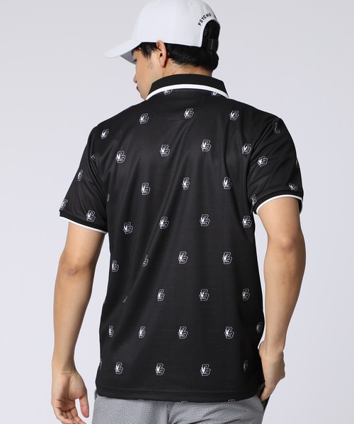 Psycho Bunny（サイコバニー）の「[GOLF]カレッジモノグラムプリント ポロシャツ（ポロシャツ・メンズ・ミント/ブラック/ホワイト・X-LARGE/LARGE/MEDIUM）」の9枚目の写真