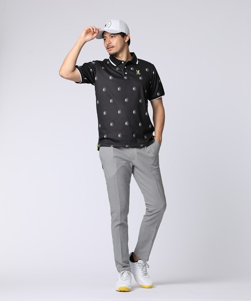 Psycho Bunny（サイコバニー）の「[GOLF]カレッジモノグラムプリント ポロシャツ（ポロシャツ・メンズ・ミント/ブラック/ホワイト・X-LARGE/LARGE/MEDIUM）」の10枚目の写真