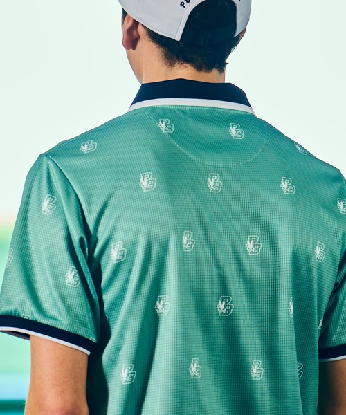 Psycho Bunny（サイコバニー）の「[GOLF]カレッジモノグラムプリント ポロシャツ（ポロシャツ・メンズ・ミント/ブラック/ホワイト・X-LARGE/LARGE/MEDIUM）」の12枚目の写真